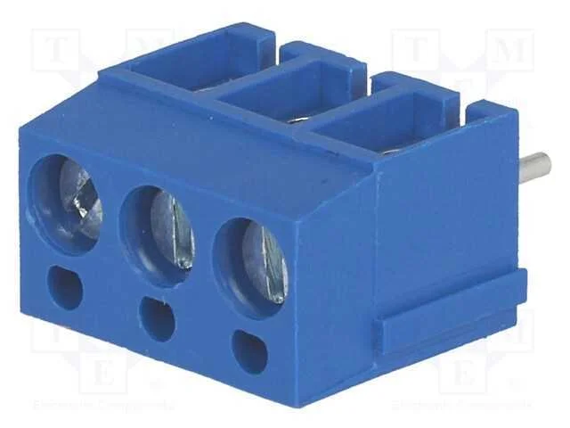 Pcb Bloco Terminal, Angulares 90, 5mm, Faixas: 3, para Pcb, 24a