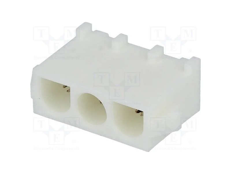Tomada, Fio-Fio/Placa, Macho, Universal Mate-N-Lok, 6,35mm, Pin: 3