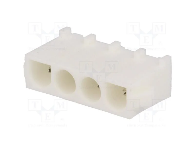 Tomada, Fio-Fio/Placa, Macho, Universal Mate-N-Lok, 6,35mm, Pin: 4