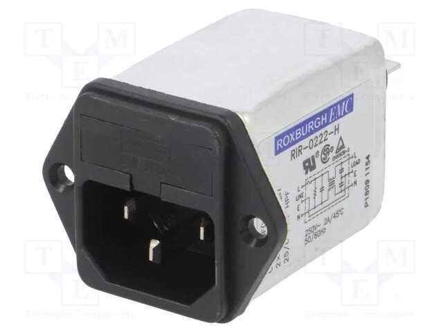 Conector: de alimentação, tomada, macho, 2A, 250V.