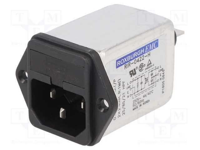 Conector: de Alimentação, Tomada, Macho, 4a, 250vac, Iec 60320