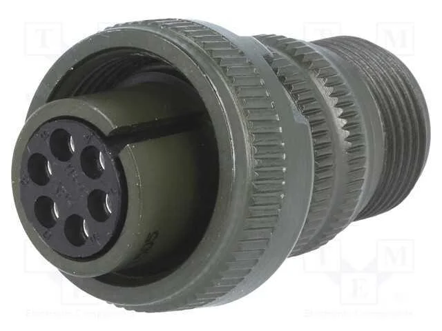 Conector: redondos, tamanho 14S, MS/DS, liga de a.