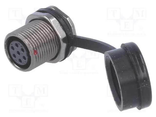 Tomada, St12, Fêmea, Pin: 7, Ip67, 5a, Solda, 125v, 0,75mm2, -25÷85c