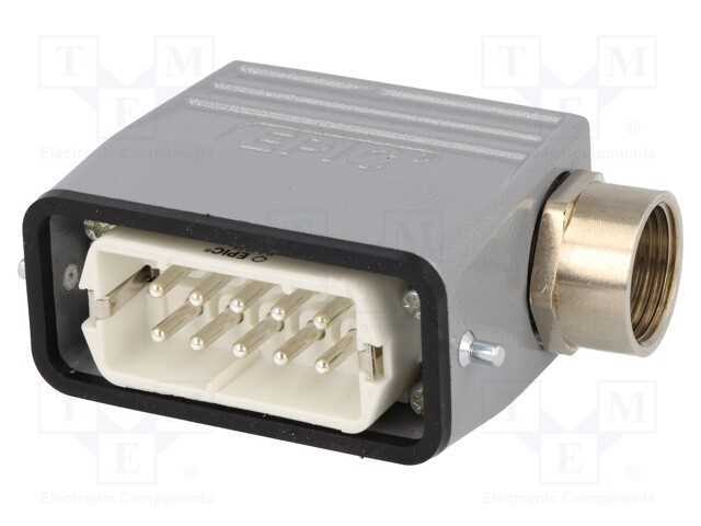 Conector: HDC, ficha, macho, EPIC KIT, PIN: 10, 1.
