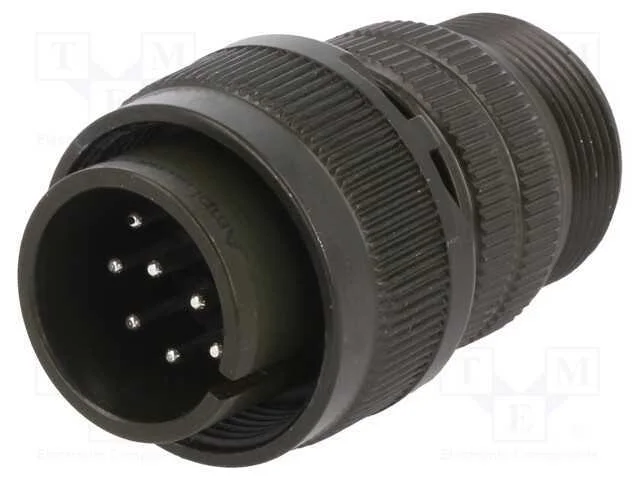 Conector: redondos, tamanho 18, MS/DS, liga de al.