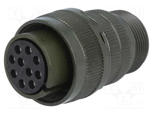 Conector: redondos, tamanho 18, MS/DS, liga de al.