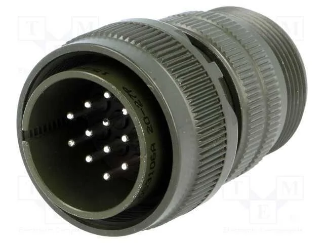 Conector: Redondos, Tamanho 20, Ms/Ds, Liga de Alum&iacute;nio, Ficha