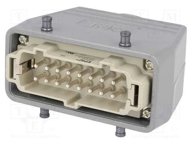 Conector: HDC, ficha, macho, EPIC KIT, PIN: 16, 1.