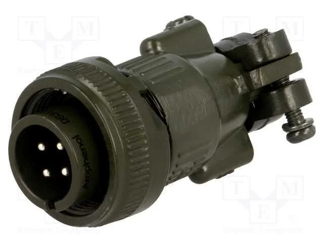 Conector: redondos, tamanho 14S, MS/DS, liga de a.