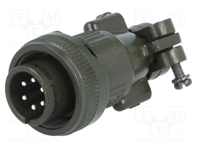 Conector: redondos, tamanho 14S, MS/DS, liga de a.