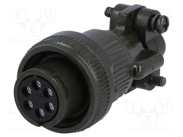 Conector: redondos, tamanho 14S, MS/DS, liga de a.