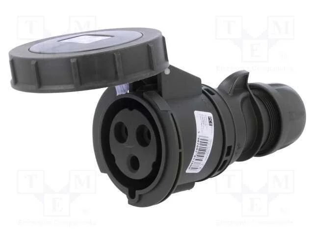 Conector: de alimentação AC 3 fases, tomada, fême.