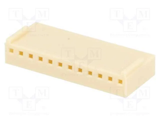 Ficha, Fio-Placa, Fêmea, Ns25, 2,54mm, Pin: 12, Sem Contactos, 250v