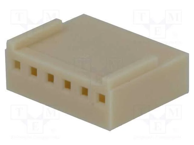 Ficha, Fio-Placa, Fêmea, Ns25, 2,54mm, Pin: 6, Sem Contactos, 250v