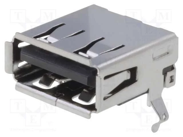 Tomada, Usb A, Tht, Angulares 90, Usb 2.0, Dourado