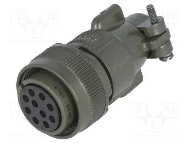 Conector: redondos, tamanho 18, MS/DS, liga de al.