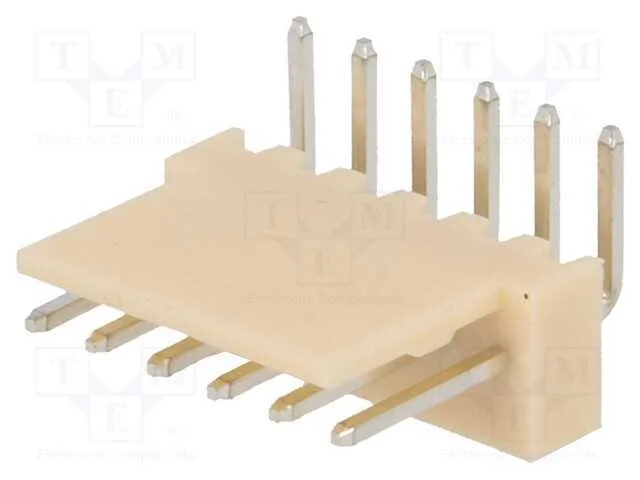 Tomada, Fio-Placa, Macho, Ns25, 2,54mm, Pin: 6, Tht, 250v, 3a, 10mo