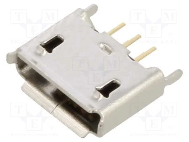 Tomada, Usb Ab Micro, Tht, Pin: 5, Simples, Usb 2.0, 1,8a