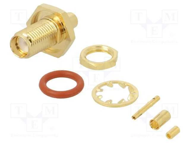 Tomada, Sma, Fêmea, Simples, 50o, Belden 83265,Rg178,Rg196, Ptfe