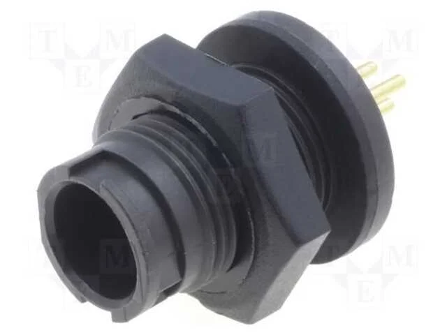 Conector: redondos, EN2, tomada, macho, THT, para.