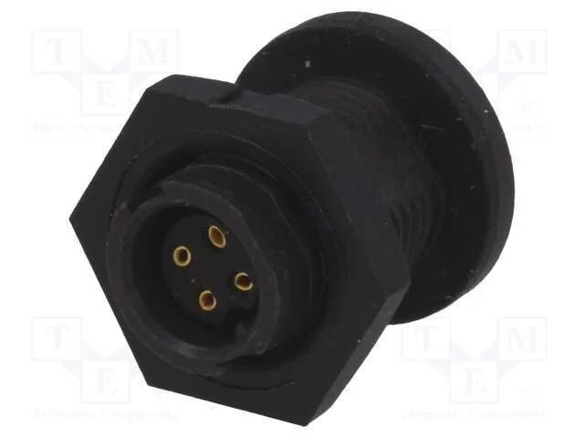 Conector: redondos, EN2, tomada, fêmea, THT, para.