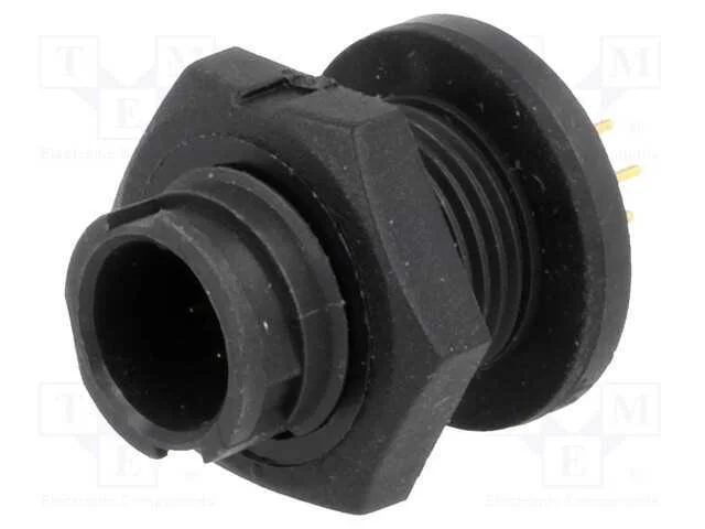 Conector: redondos, EN2, tomada, macho, THT, para.