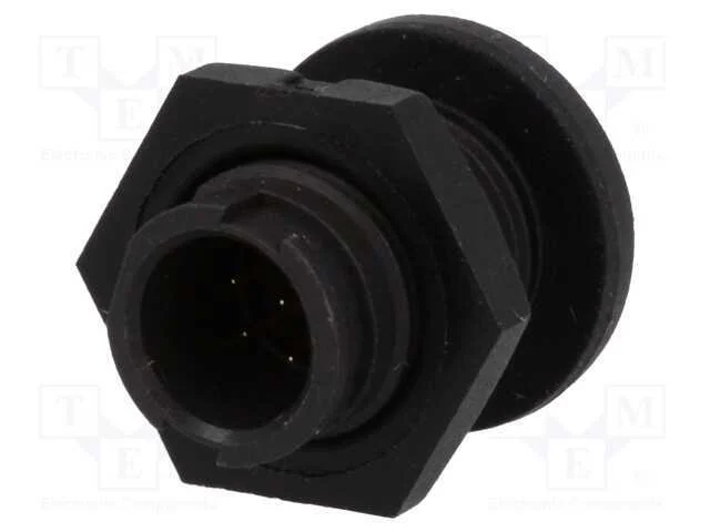 Conector: redondos, EN2, tomada, macho, THT, para.