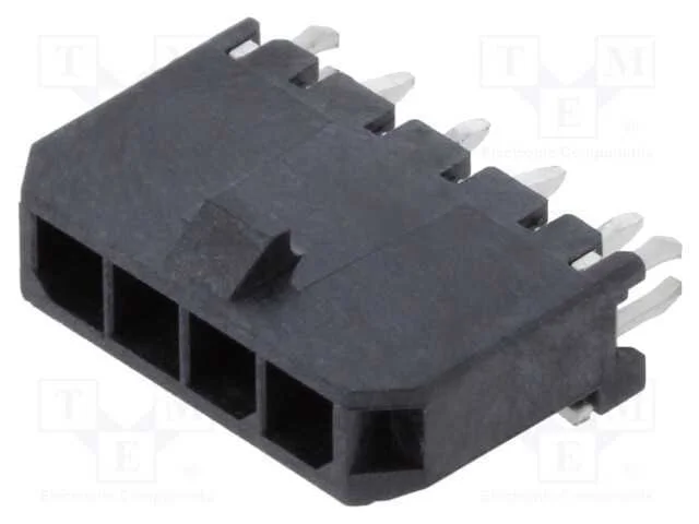 MicroFit 3.0 SR Vert TH Clip Tin 4Ckt