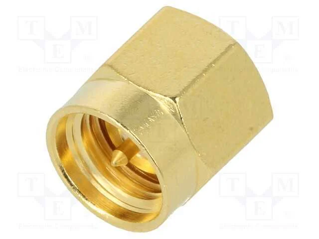 Terminador, SMA, macho, simples, 50O, PTFE, doura.