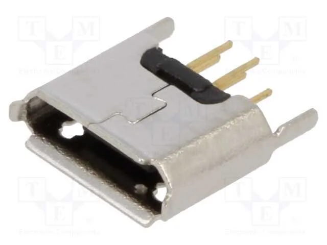 Tomada, Usb B Micro, Tht, Pin: 5, Simples, Usb 2.0, 1,8a