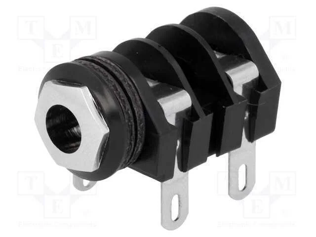 Tomada, Jack 6,3mm, Fêmea, Mono,Porca com Rosca Externa, S4