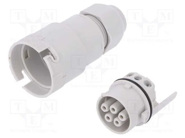 Conector: de alimentação, terminal parafusado, fê.