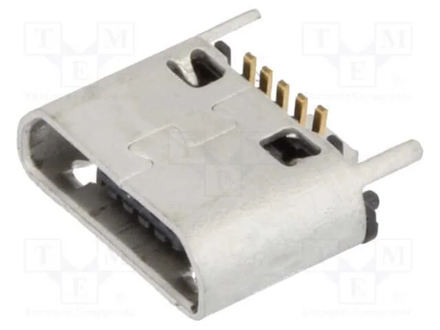 Tomada, Usb B Micro, Smt, Pin: 5, Verticais, Usb 2.0, 1,8a
