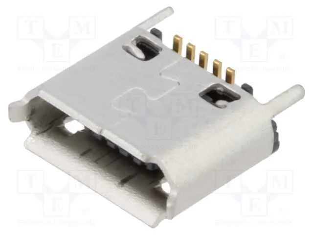 Tomada, Usb B Micro, Smt, Pin: 5, Verticais, Usb 2.0, 1,8a