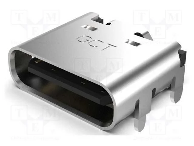 Tomada, Usb C, Smt, Pin: 16, Horizontais, Top Board Mount, Usb 2.0