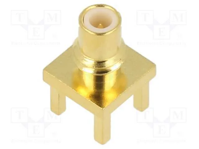 Tomada, SMC, macho, simples, 50O, THT, para PCB, .