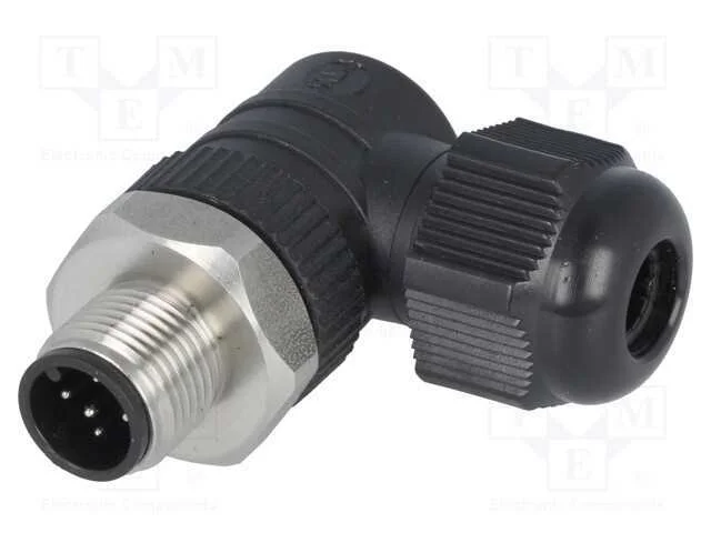 Ficha, M12, Pin: 5, Macho, Código A-Devicenet / Canopen, com Cabo