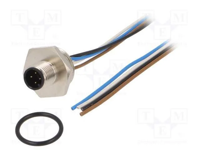 Tomada, M12, Pin: 4, Macho, Código A-Devicenet / Canopen, Fios