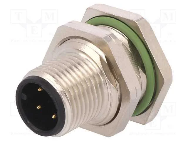 Tomada, M12, Pin: 4, Macho, Código A-Devicenet / Canopen, Tht