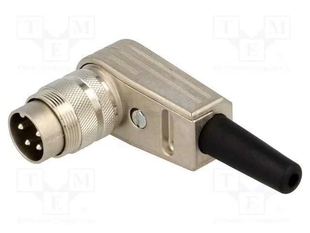 Conector: M16, ficha, macho, solda, com cabo, PIN.