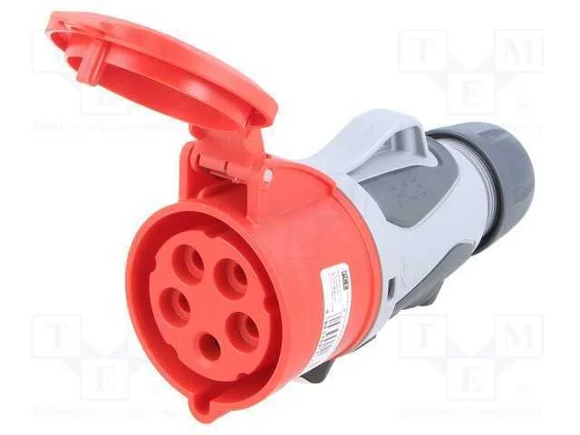 Conector: de alimentação AC 3 fases, tomada, fême.