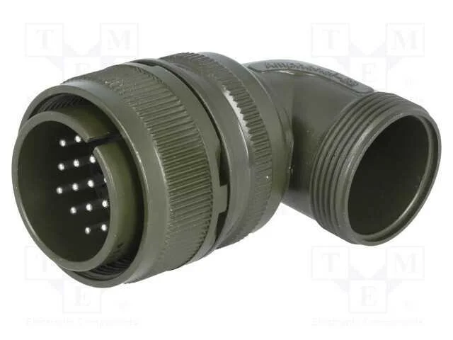 Conector: redondos, tamanho 22, MS/DS, liga de al.