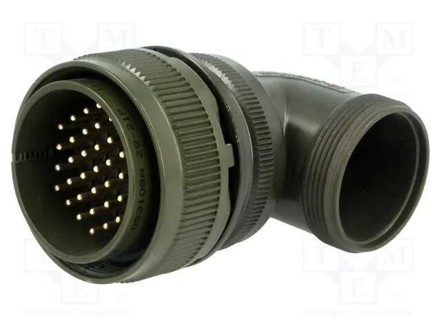 Conector: Redondos, Tamanho 28, Ms/Ds, Liga de Alumínio, Ficha
