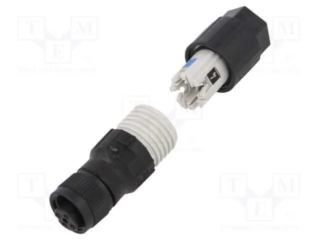 Ficha, M12, Pin: 4, Fêmea, Código A-Devicenet / Canopen, com Cabo