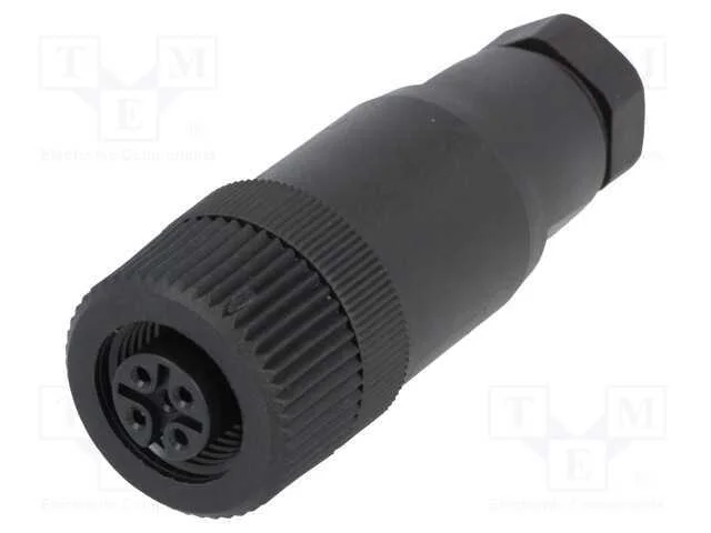 Ficha, M12, Pin: 4, Fêmea, Código A-Devicenet / Canopen, com Cabo