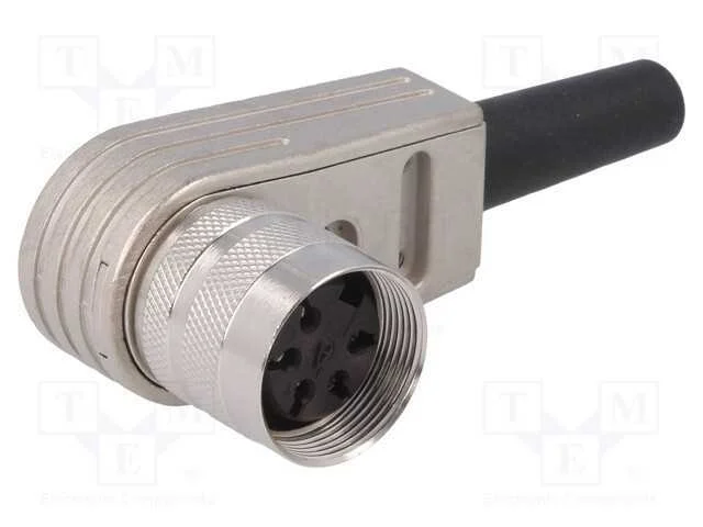 Conector: M16, ficha, fêmea, solda, com cabo, PIN.