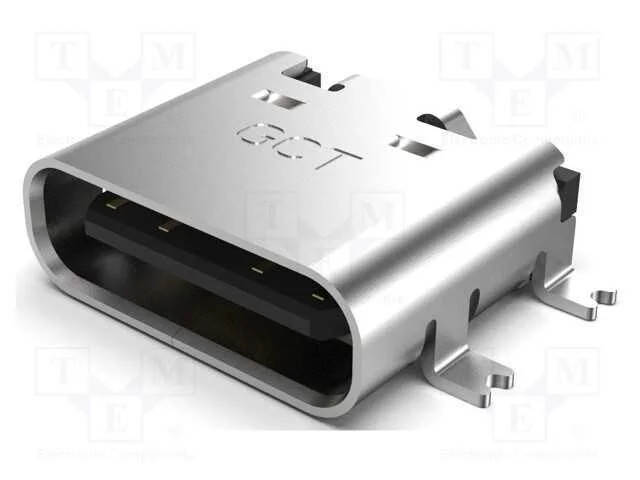 Tomada, Usb C, Fully Smt, Pin: 16, Horizontais, Top Board Mount