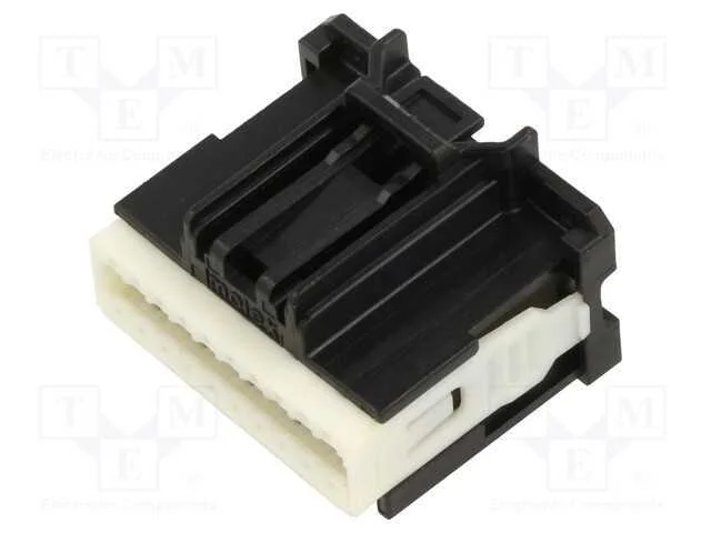 Conector: Automotive, Stac64, Fêmea, Ficha, com Cabo, Pin: 20, Preta