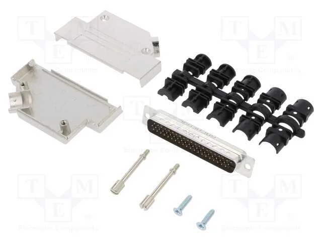 D-Sub Hd, Pin: 62, Macho, Angulares 45, Solda, com Cabo, Unc 4-40