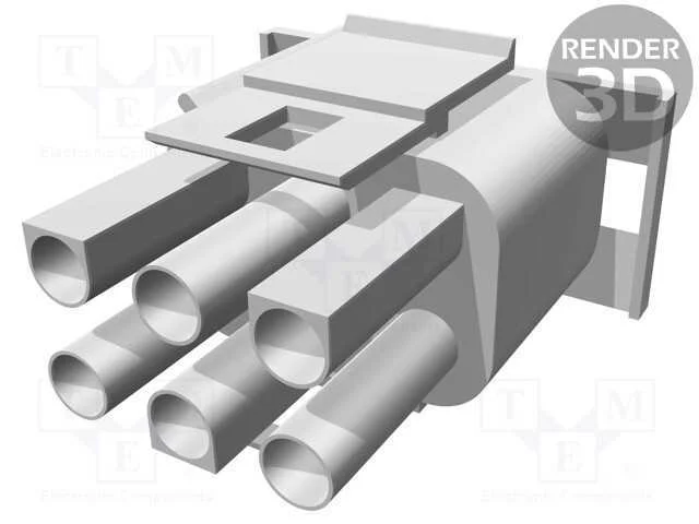 Ficha, fio-fio/placa, macho/f&ecirc;mea, MLX, 6,35mm, P.